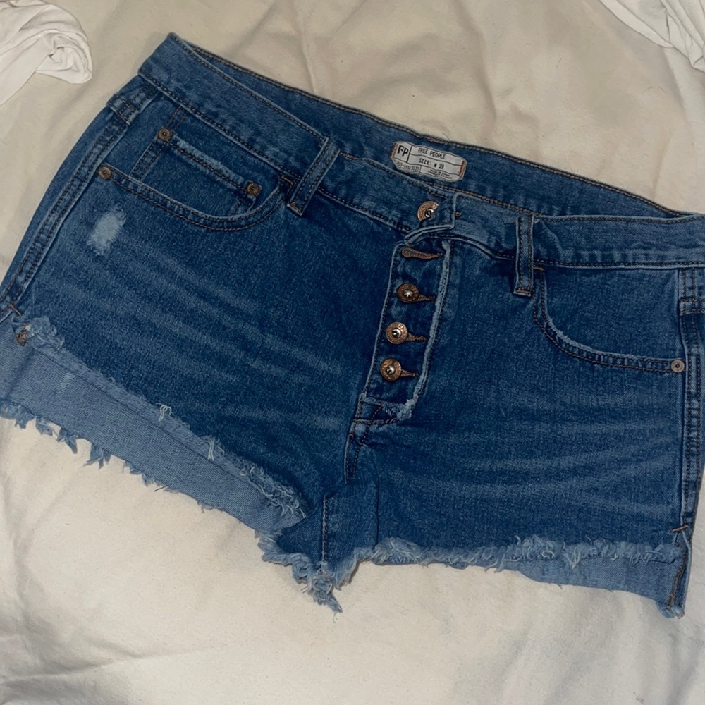 Free people Jean shorts